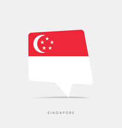 Singapore Flag Bubble Chat Icon