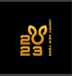 2023 Chinese New Year A Rabbit On The Number Logo