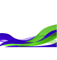 Blue And Green Curve Wave Art Design Background