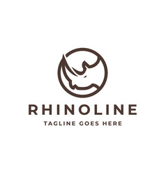 Rhino Head Logo Design