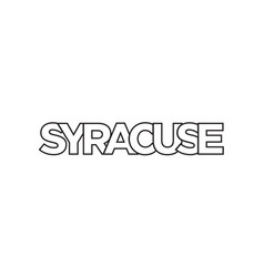 Syracuse In The Italia Emblem Design Features