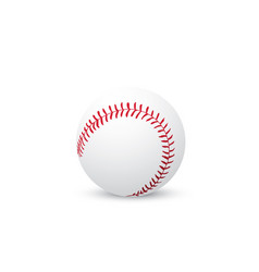 Baseball Ball On A White Background