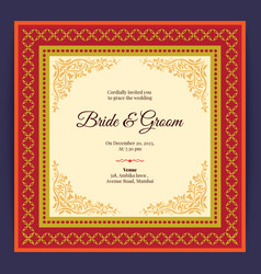 Luxury Indian Wedding Card Design