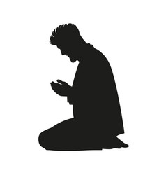 Muslim Man Praying Making Supplication