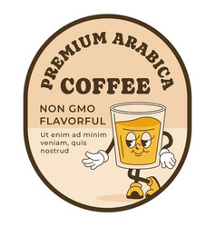 Premium Arabica Coffee Non Gmo Flavorful Sticker