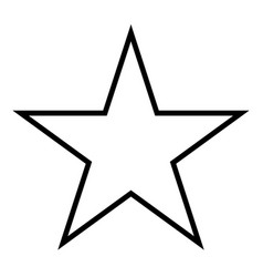 Star Shape Symbol Black And White