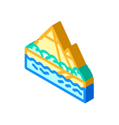 Nile River Isometric Icon