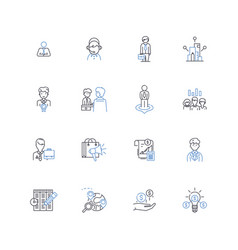 Financial Advisory Line Icons Collection