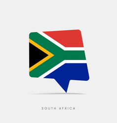 South Africa Flag Bubble Chat Icon