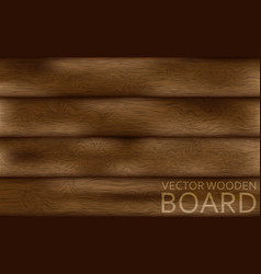 Wooden Board On Dark Background