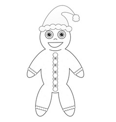 Children Coloring Books A Gingerbread Man