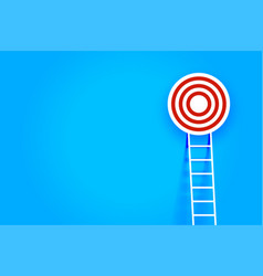 Career Ladder Concept Background With Business