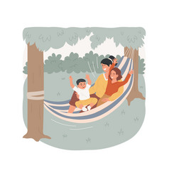 Hammock Isolated Cartoon