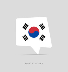 South Korea Flag Bubble Chat Icon