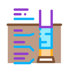 House Foundation Structure Icon Outline