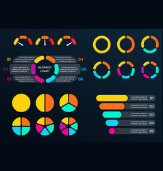 Infographic Set With A Circle Diagram Or Pie Chart