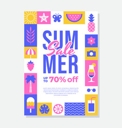 Summer Sale Poster Template