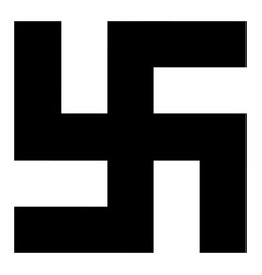 Swastika Symbol Black And White Cross