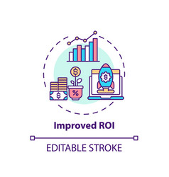 Improved Roi Concept Icon