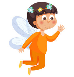 Cute Fairy Boy Cartoon Character