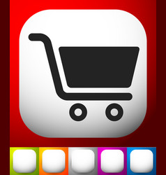 Icon With Shopping Cart Symbol Ecommerce Online