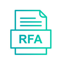 Rfa File Document Icon