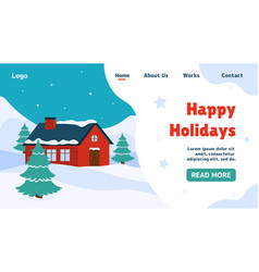 Christmas Landing Page Design