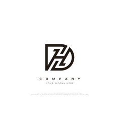 Initial Letter Hd Logo Design