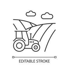 Arable Land Linear Icon