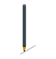 Rhinoplasty Pen Icon Isometric Nose