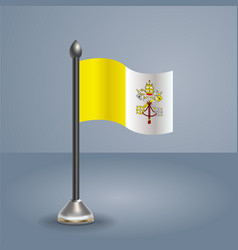 State Table Flag Of Vatican City