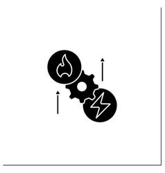 Thermoelectric Generator Glyph Icon