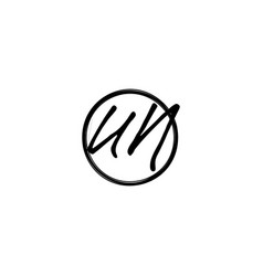 Un Street Style Modern Initial Logo Concept