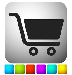 Icon With Shopping Cart Symbol Ecommerce Online