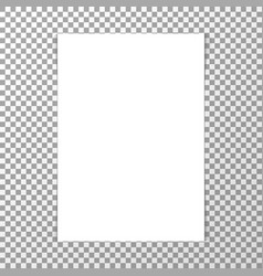 Blank Realistic White Sheet Paper Mockup