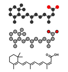 Isotretinoin Acne Treatment Drug Molecule Known