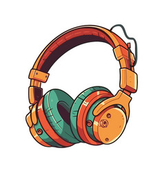 Modern Headphones Icon Isolated