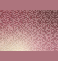 Pink Flower Leaf Pattern Modern Line Wallpaper