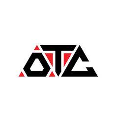 Otc Triangle Letter Logo Design With Triangle