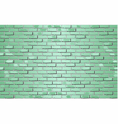 Shiny Emerald Green Brick Wall