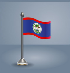 State Table Flag Of Belize