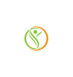 Happy Person Symbol Logo