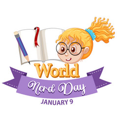 World Nerd Day Banner Design