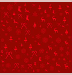 Decorative Red Christmas Background