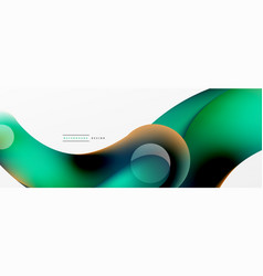 Fluid Abstract Background Round Shapes And Circle