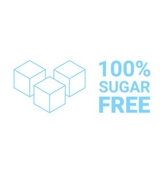 Sugar Free Icon Cube Refined Sign No