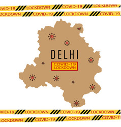 India National Delhi State Lockdown Due