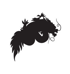 Dragon Mystic Animal Silhouette Tattoo