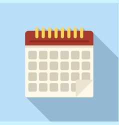 Calendar Data Icon Flat Time Work