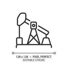 Oil Pump Linear Icon